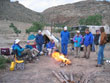Khogno Khaan campfire